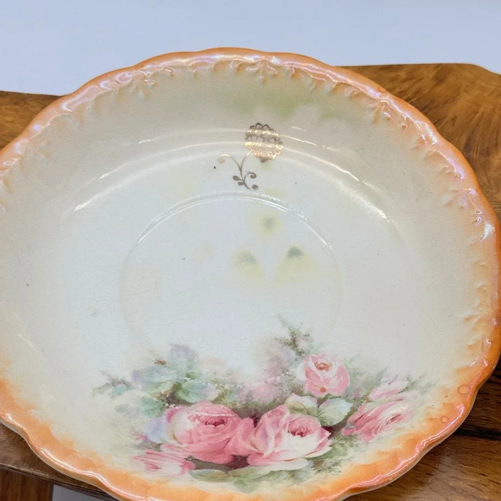 Wellsville China Co‎ Ohio Large Cup and Saucer